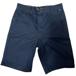 VANS Chino Shorts for Boys Dress Dark Blue 26 inch waist